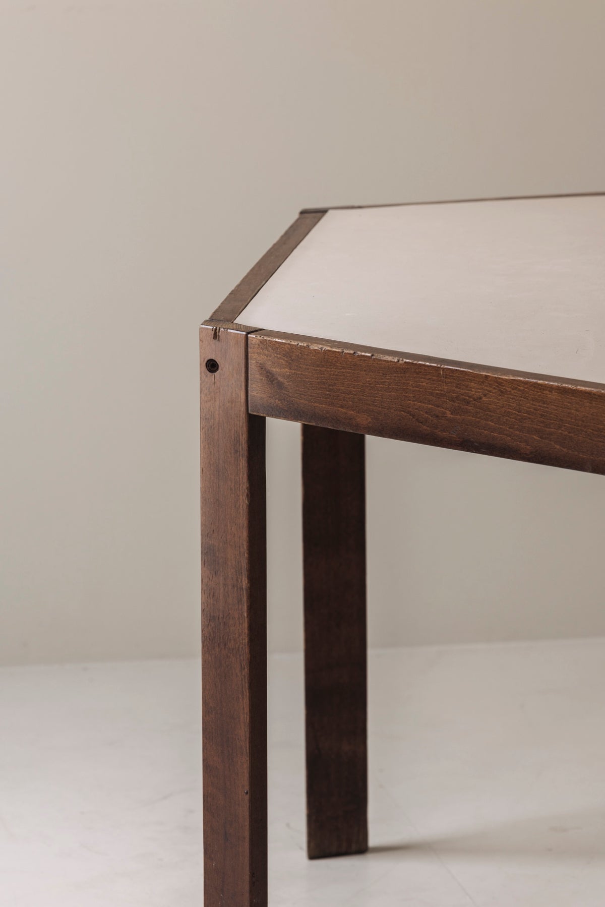 Geometric Side Tables, France 1970s — detail view