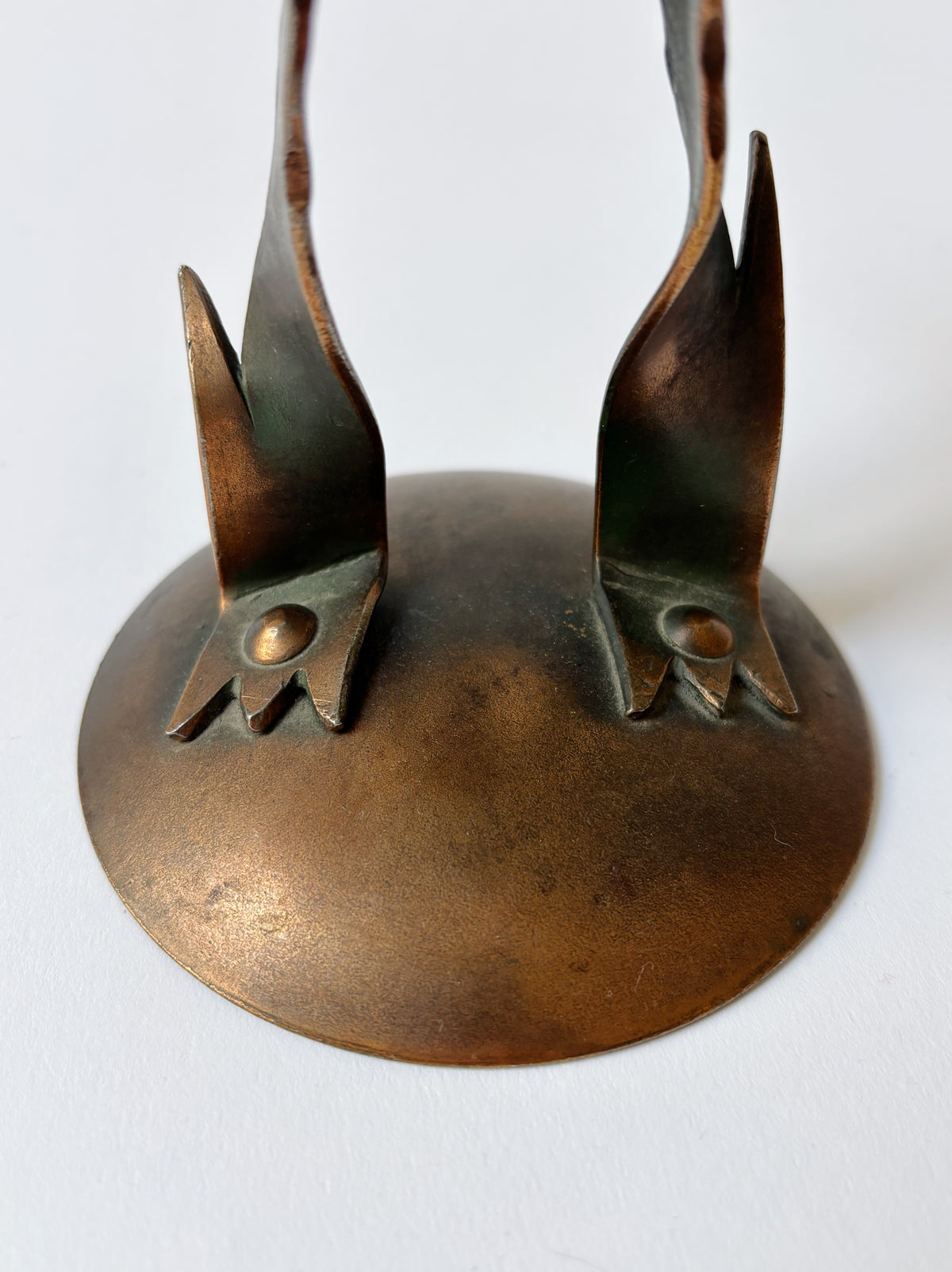 Aspid Folk Art Candlestick, c. 1970's Poland — lifestyle setting