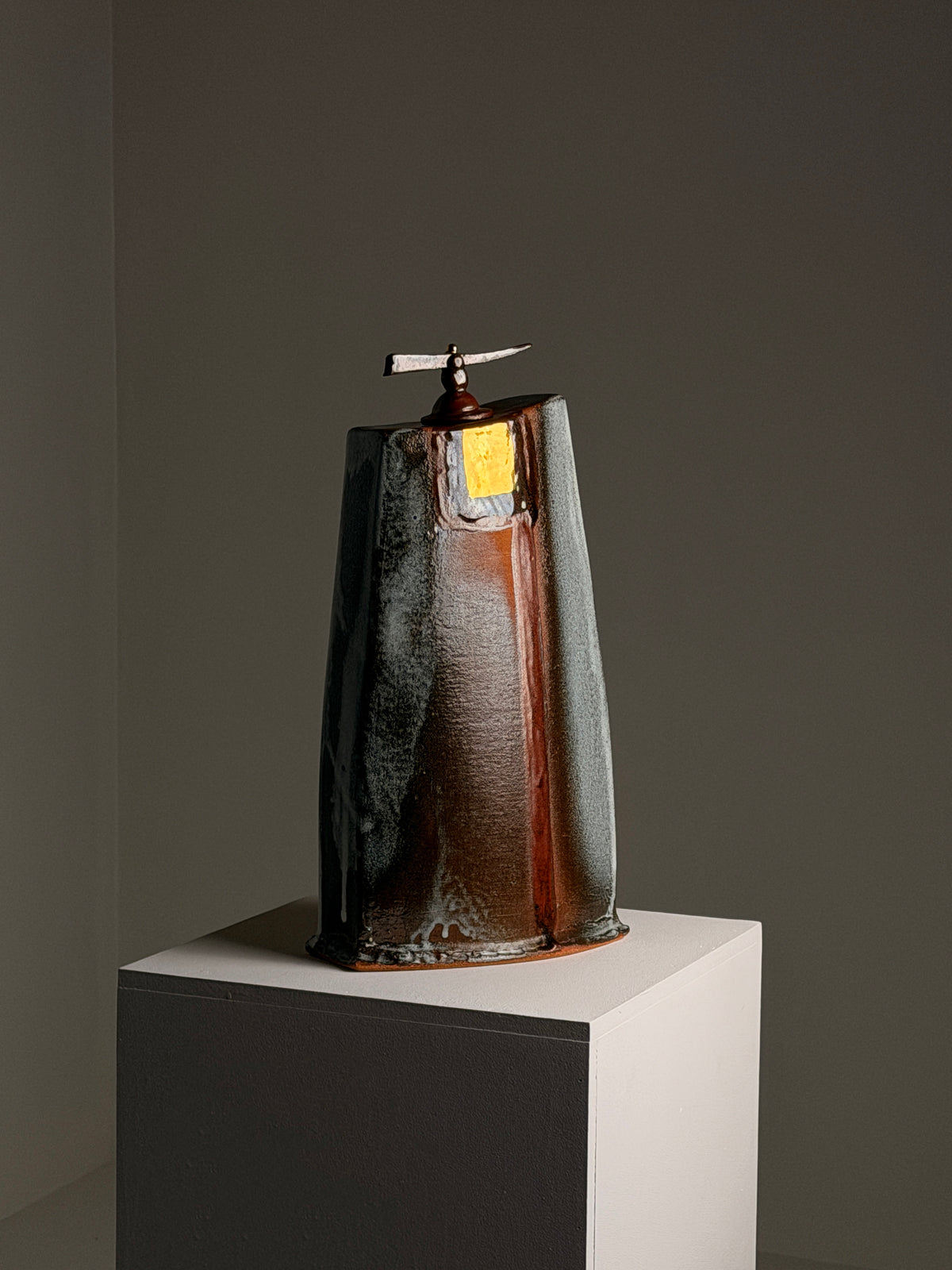 Monumental covered stoneware sculpture by Philippe le Bouteiller, France. by Figuresdesign | The Oblist