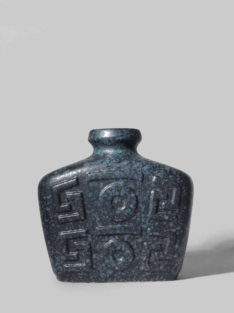 Mid-Century Geometric Ceramic Vase, Germany by Vintage Stories | The Oblist