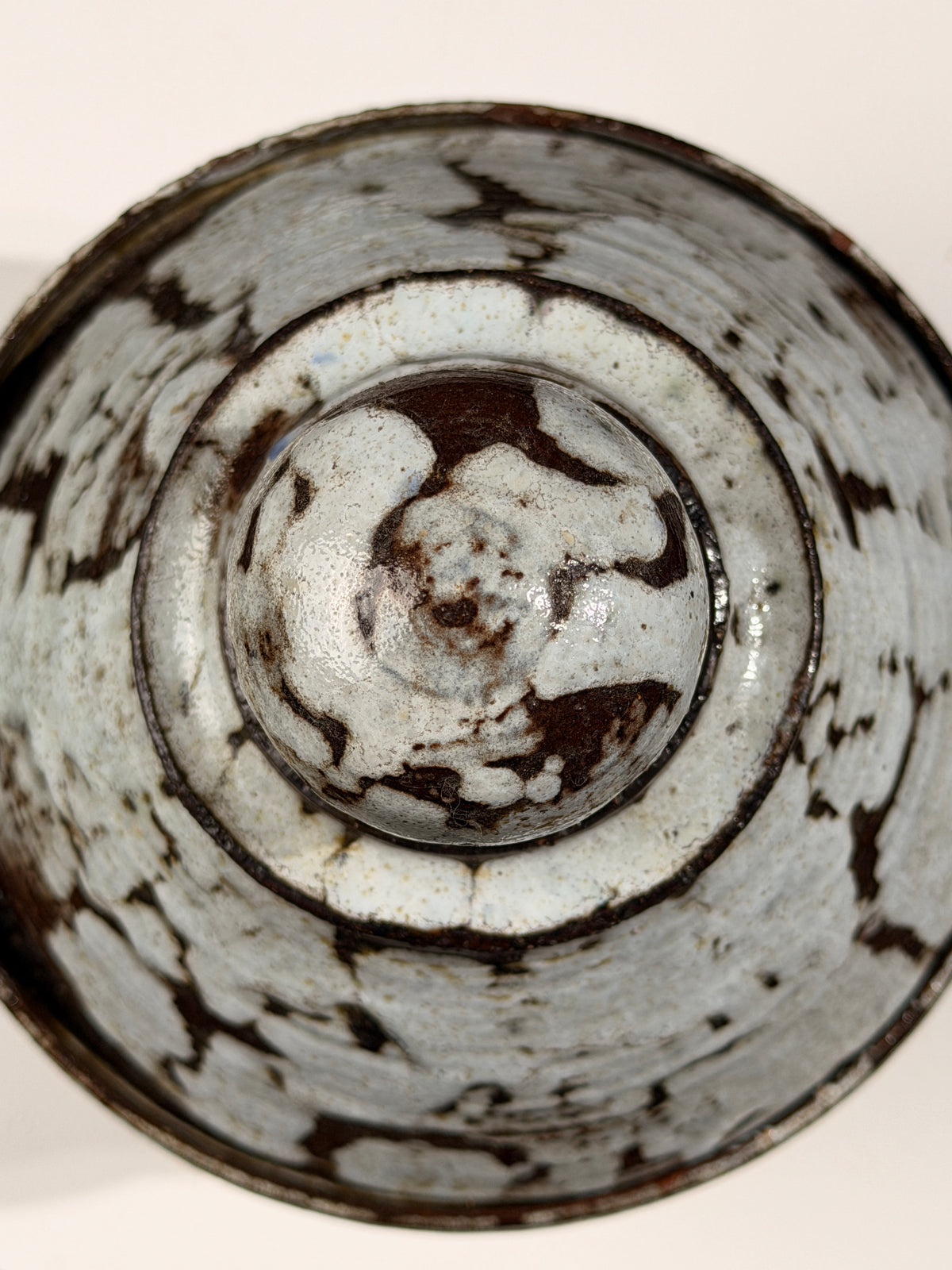 Large stoneware tureen by Cécile Dein, circa 1960 — side angle