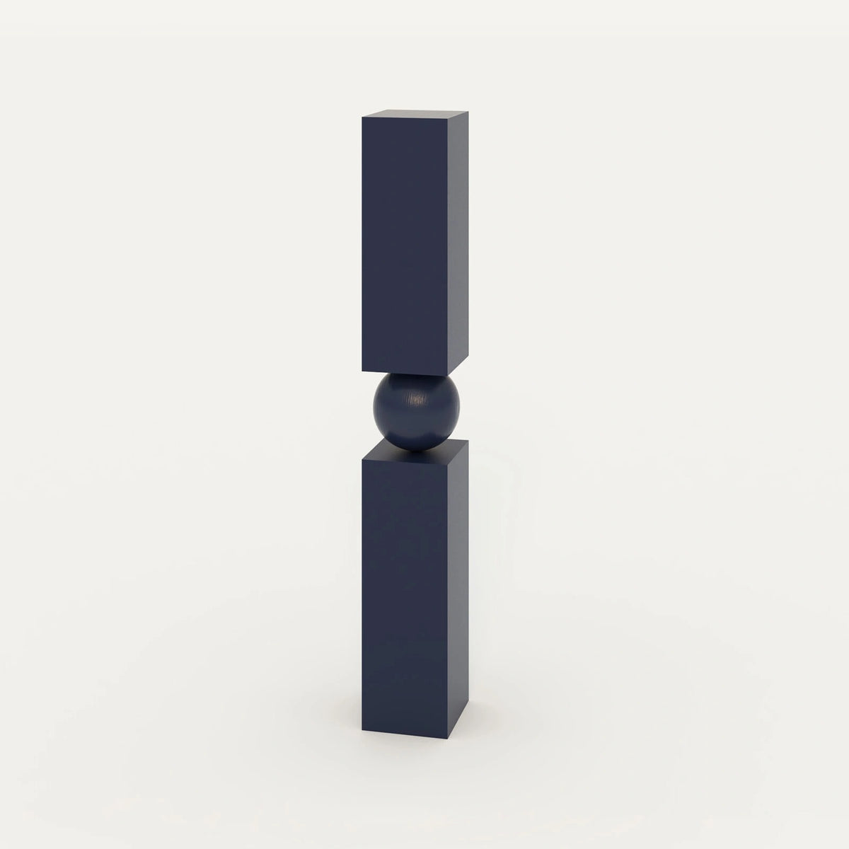 Pecan' Long Shelf — modern design with navy blue finish
