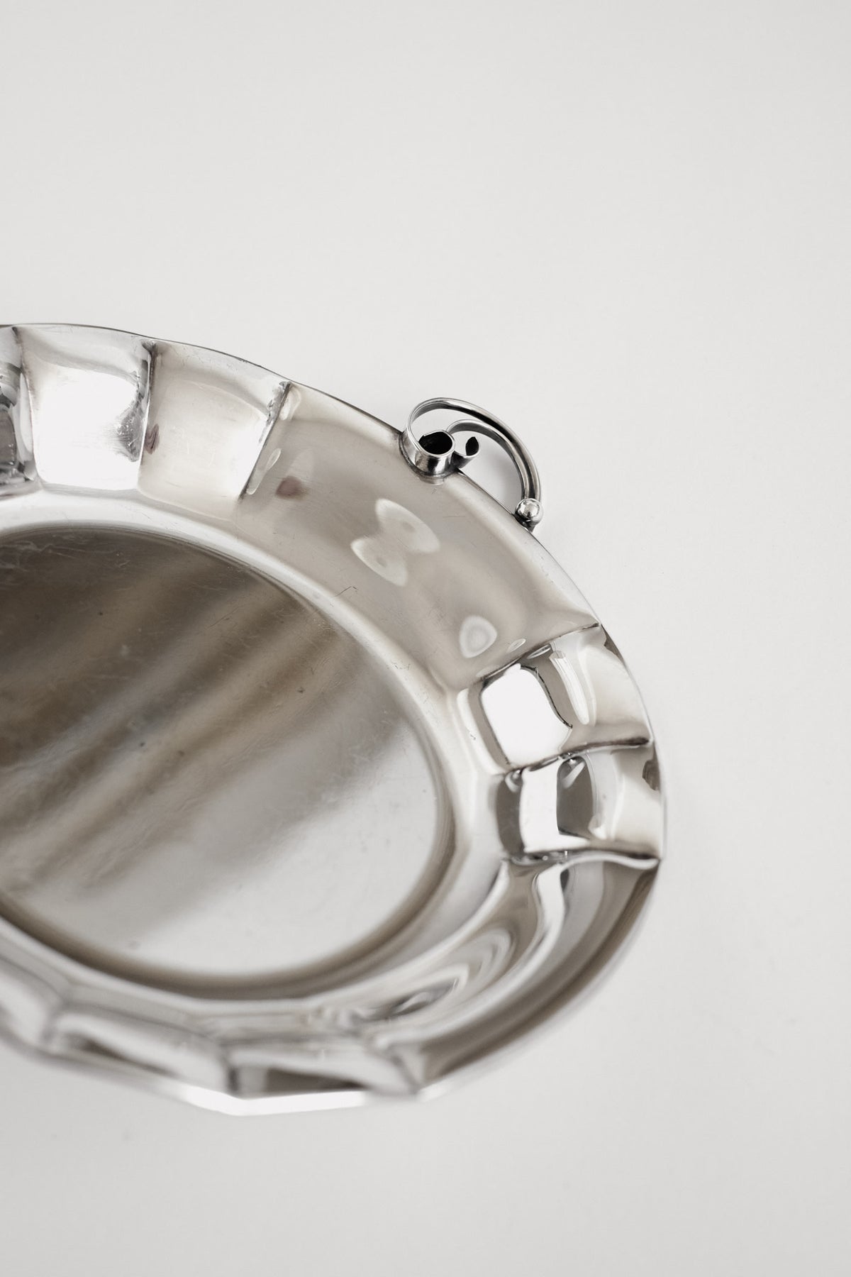 Vintage Danish Silver-Plated Serving Dish — lifestyle setting