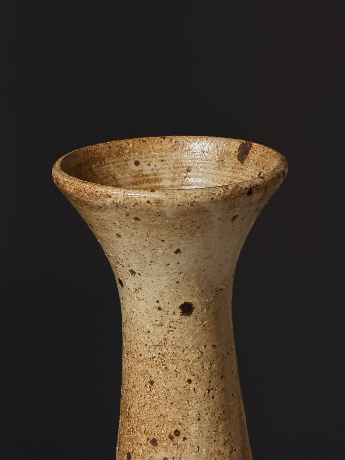 Large glazed stoneware vase, La Borne, France, circa 1960. — alternate view