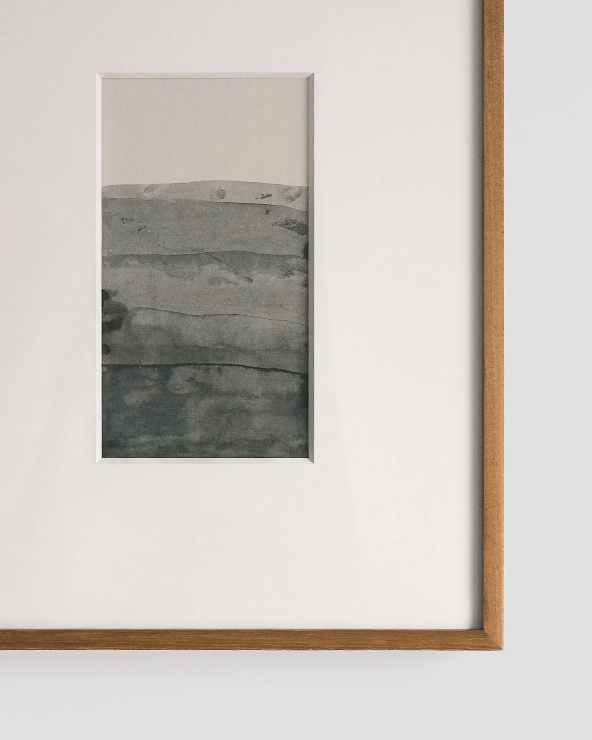 Layered Landscape I (2026), Painting by Aimée Adriaansen — detail view