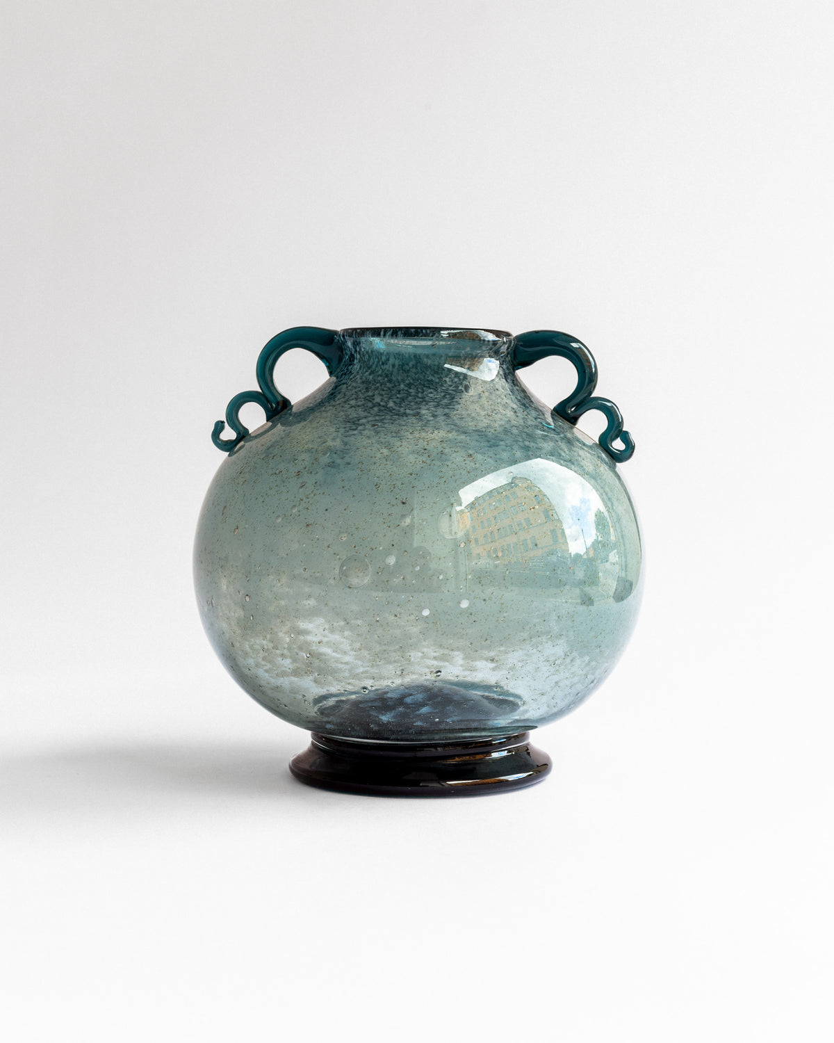 Art Deco Handblown Glass Vase by William Stenberg, Sweden, 1930s by Spigel | The Oblist