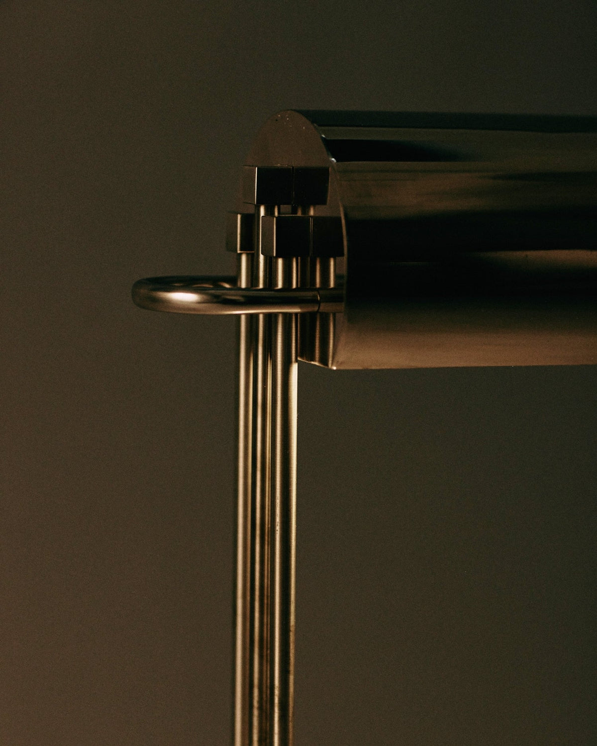 Marcel Breuer Art Deco Lamp, Paris 1925 — detail view