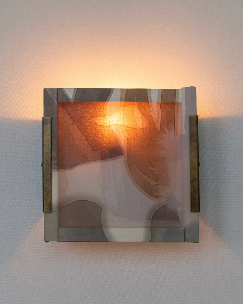 Hand-Painted Silk Instinct Sconce 01/12 by Copeland Studio | The Oblist