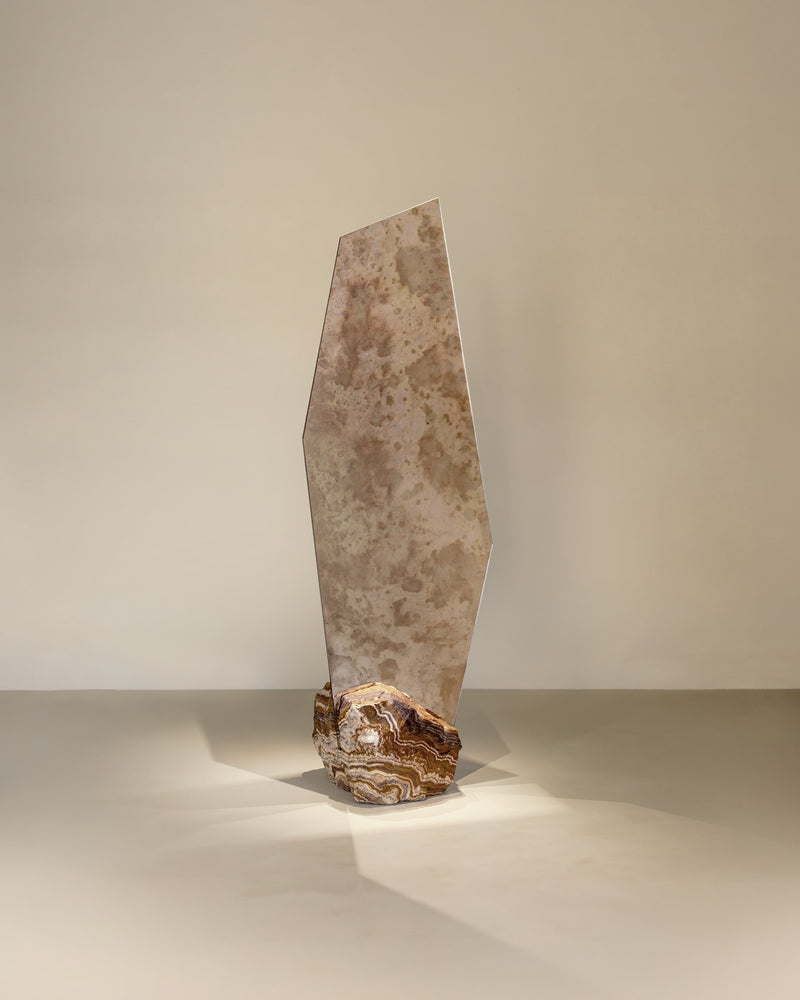 ANGEL SPARKS Mirror - Minimalism Mirrors in Onyx by Alex Turco | The Oblist