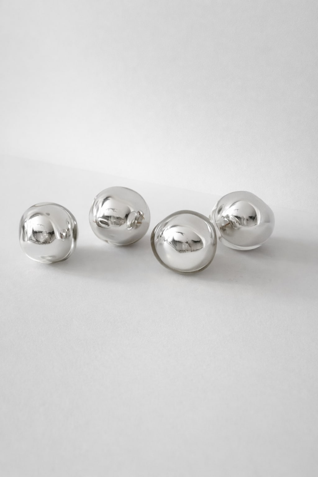Knobs Collection Sculptures in Glass — lifestyle setting