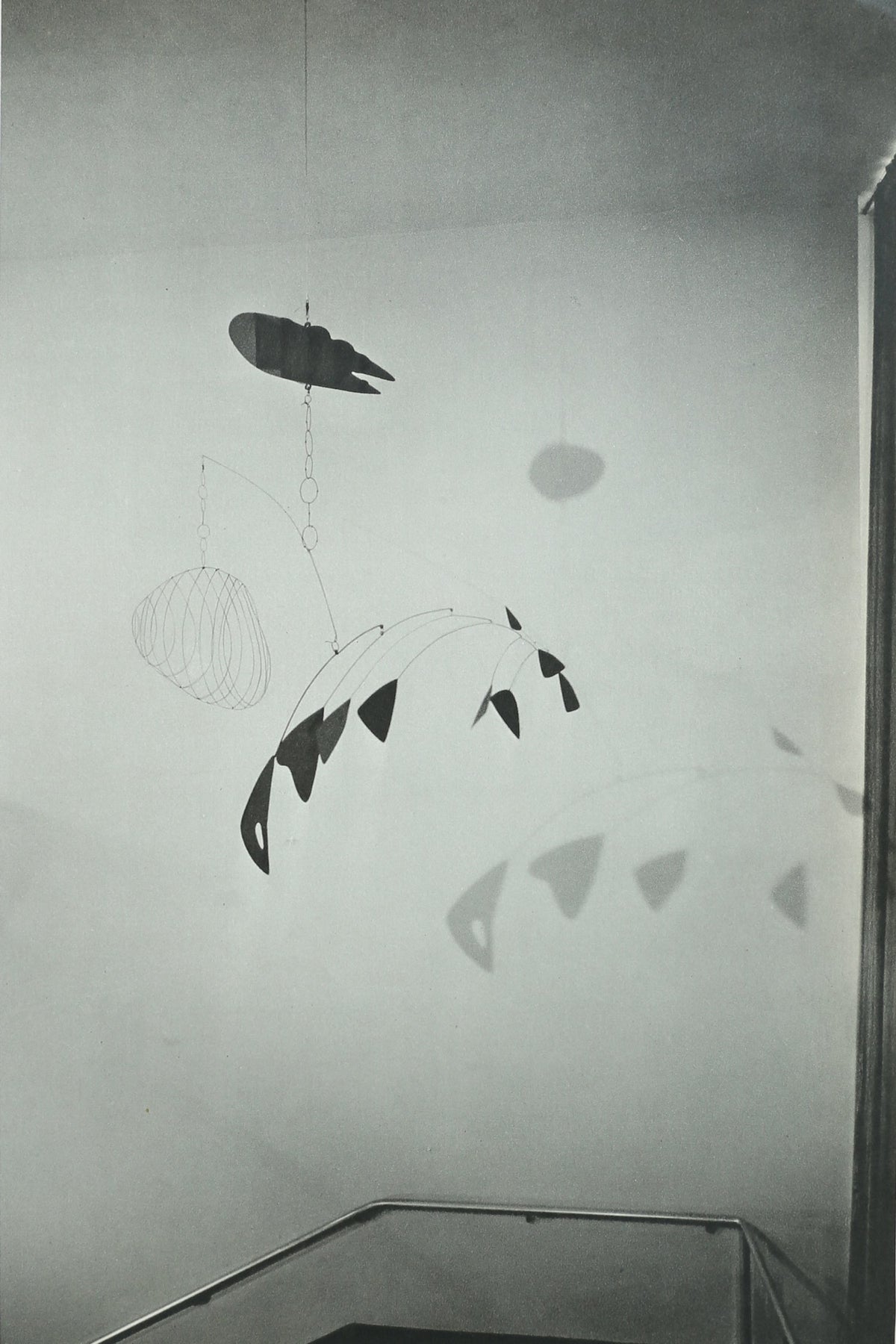 Masters of Modern Art Book — black and white image of hanging mobile