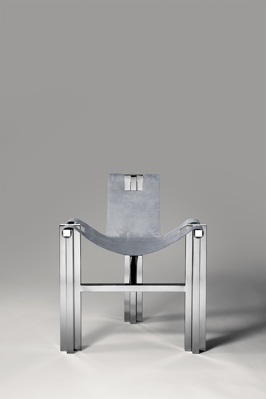 Tripodal Armchair — side angle