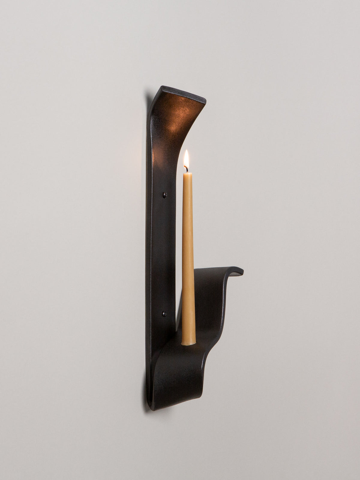 Moonara Candle Sconce, Right — lifestyle setting