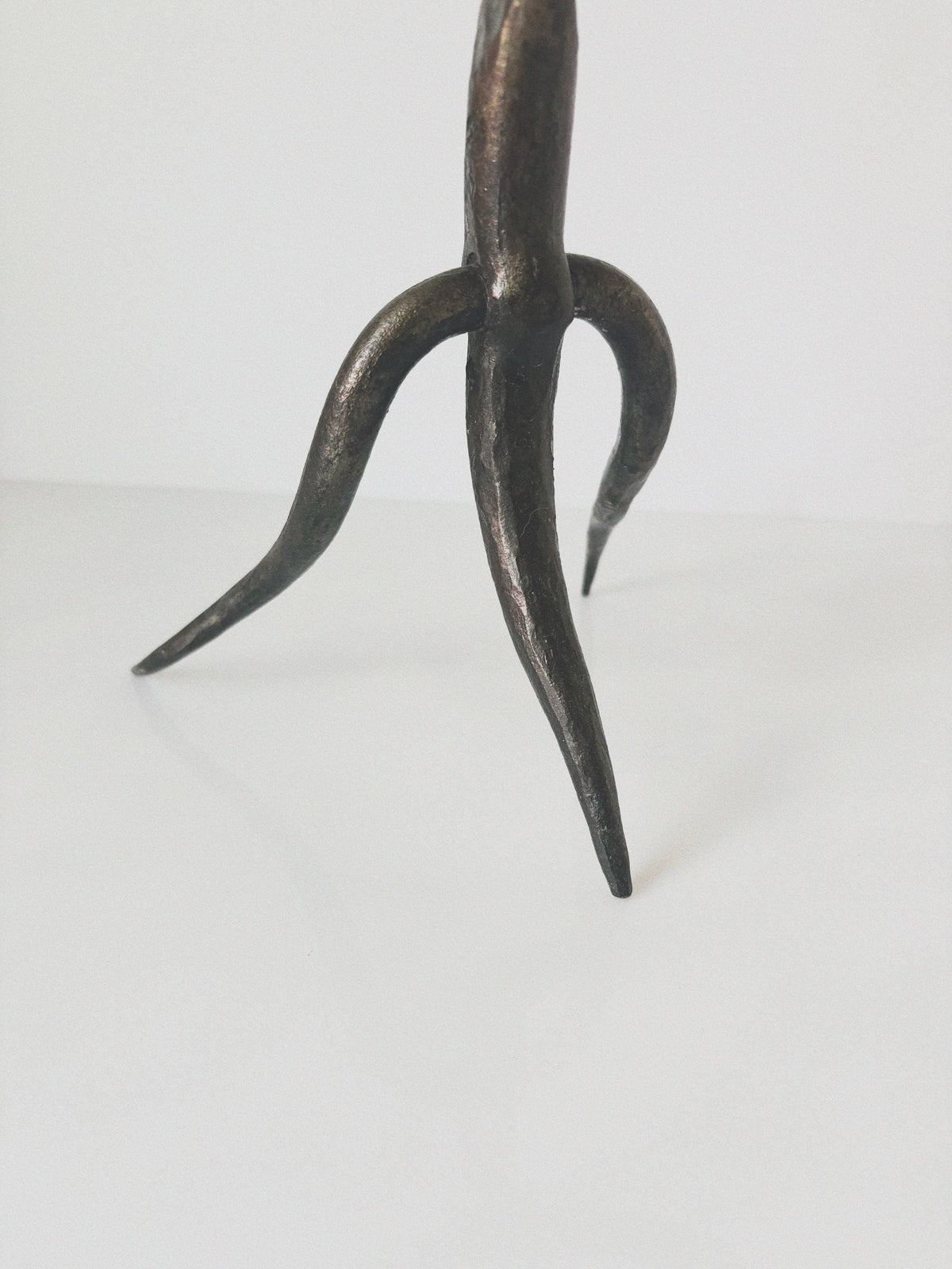 Metal Artisan Candleholder, Poland — lifestyle setting