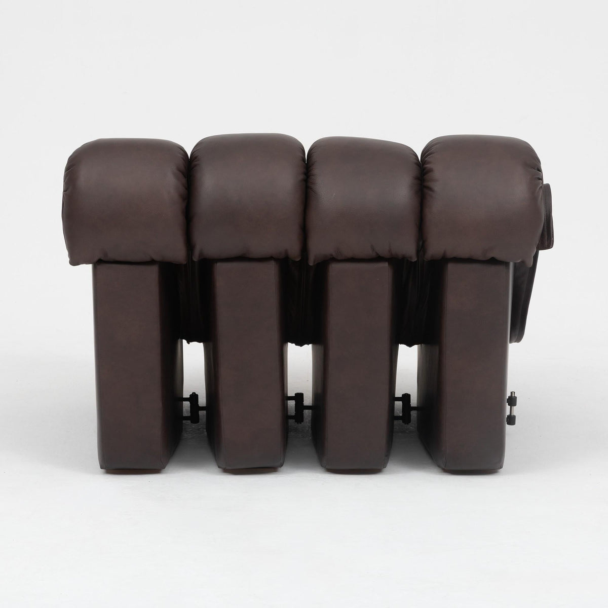 De Sede DS-600 'Snake' Sofa by Ueli Berger, Customised in Chocolate Nubuck — in context