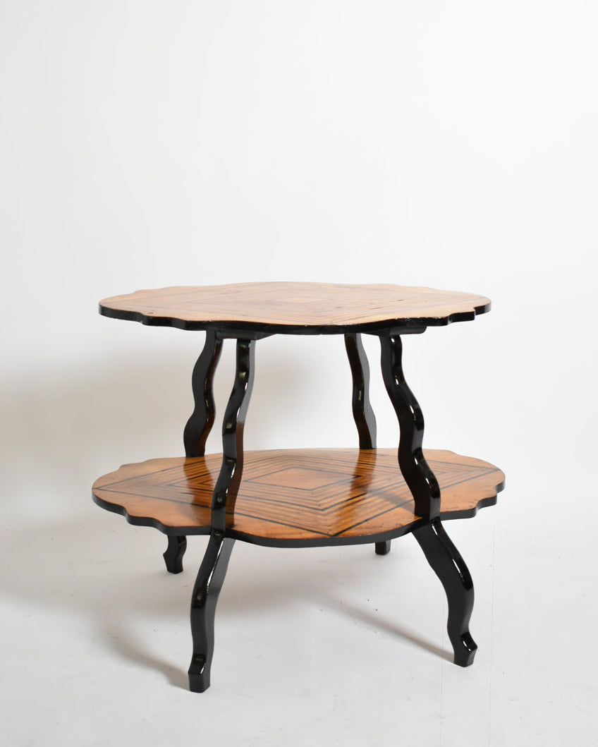 Napoleon III Diamond Pattern Side Table, XIXth c. by Barracuda Interiors | The Oblist