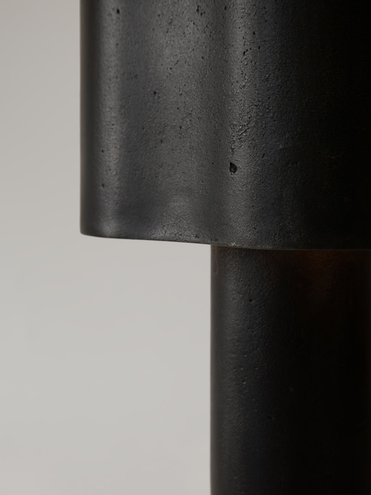 Coy Table Lamp - Blackened Aluminium — lifestyle setting