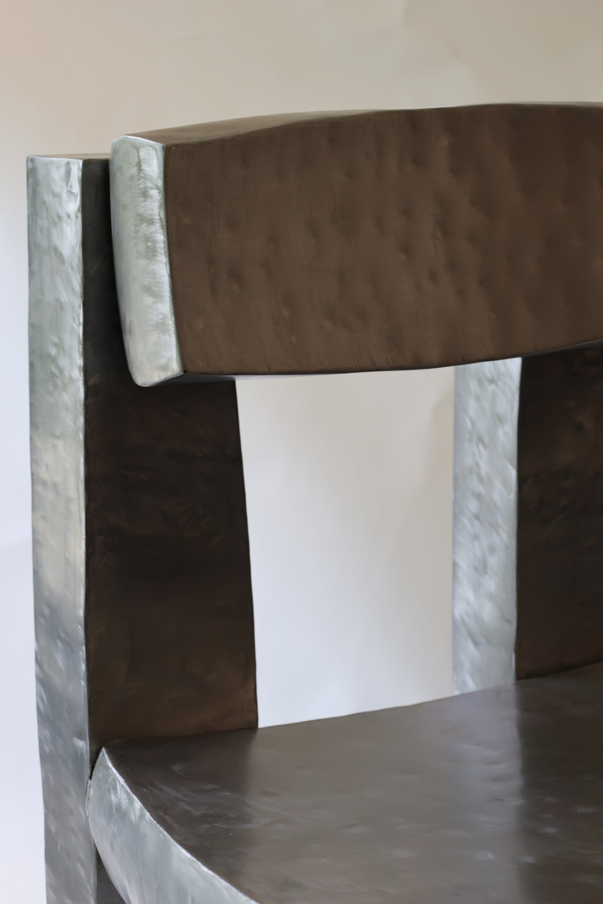 Joe chair walnut wood frame detail showing joinery construction