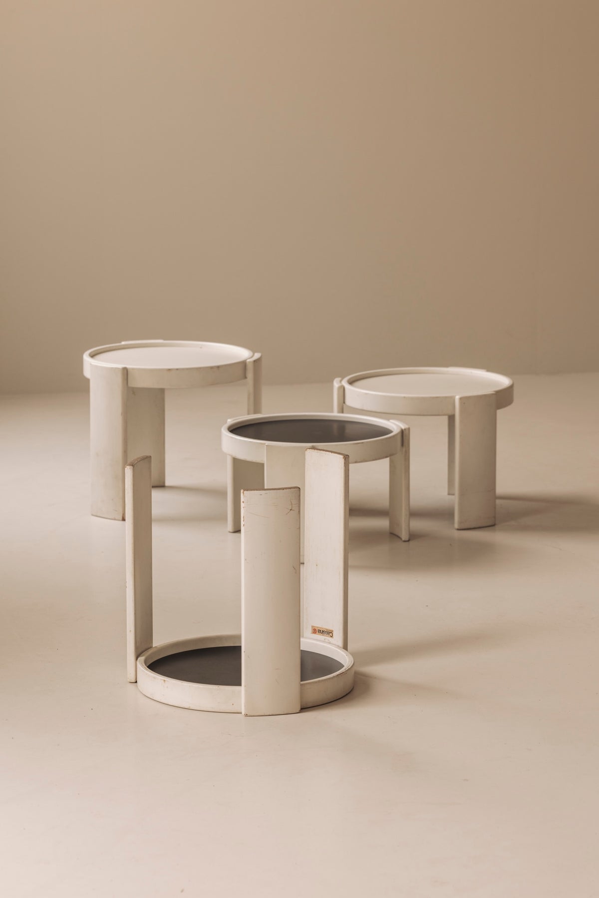 Model 780 side tables by Gianfranco Frattini for Cassina, Italy 1960s — alternate view