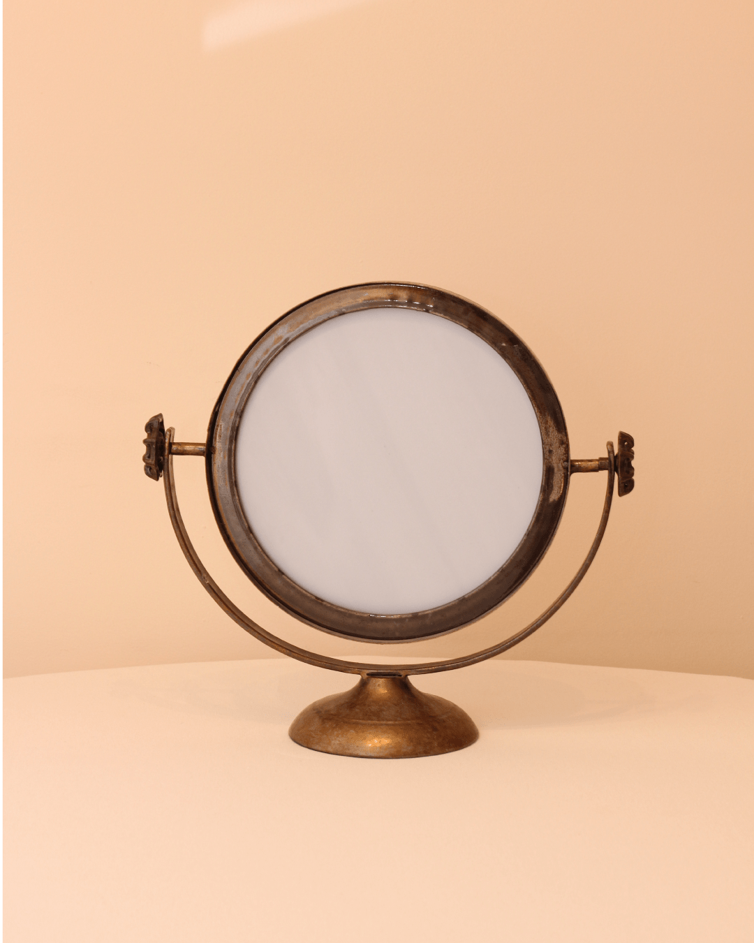 Brutalist Mirror — close-up