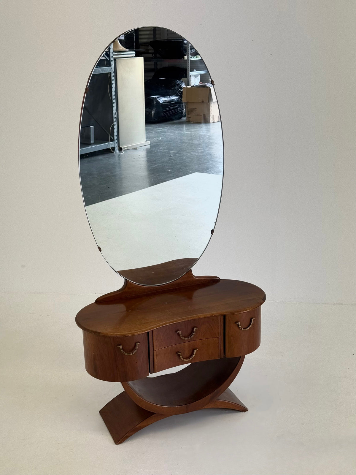 Art Deco dressing table by AA Patijn for Zijlstra Joure from the 1930s — alternate view