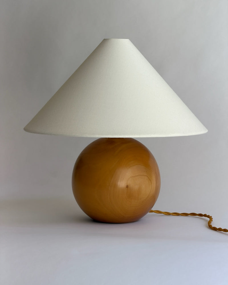 Vintage wooden table lamp  by Millefiori Interior | The Oblist