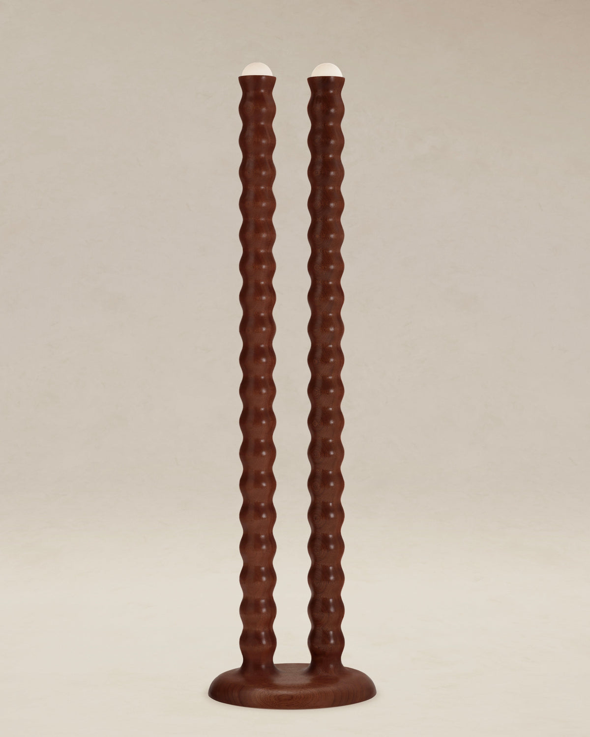 Tougarine Floor lamp by AÈDE Studios | The Oblist — handcrafted brown ceramic design