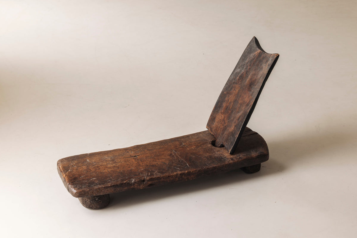 Sculptural Ethiopian Tribal Chair, 20th Century — side angle