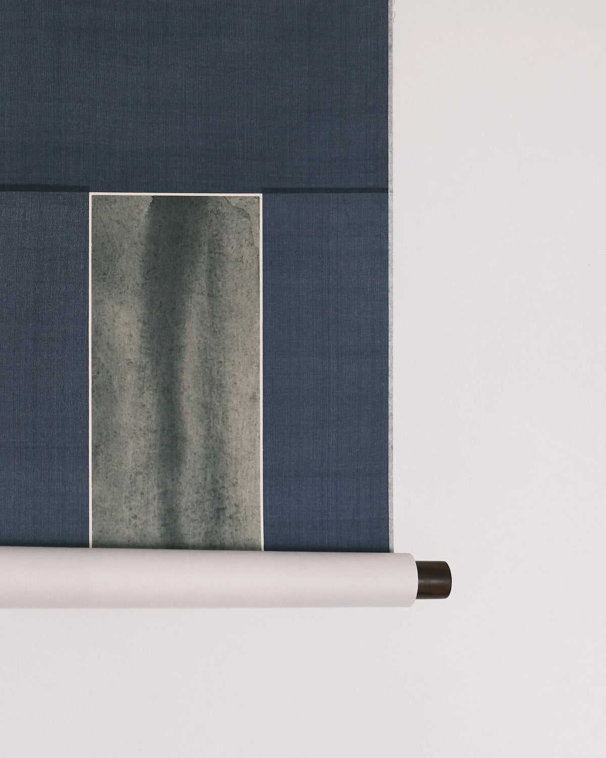 Trace in Grey Blue (2026), Painting by Aimée Adriaansen — detail view