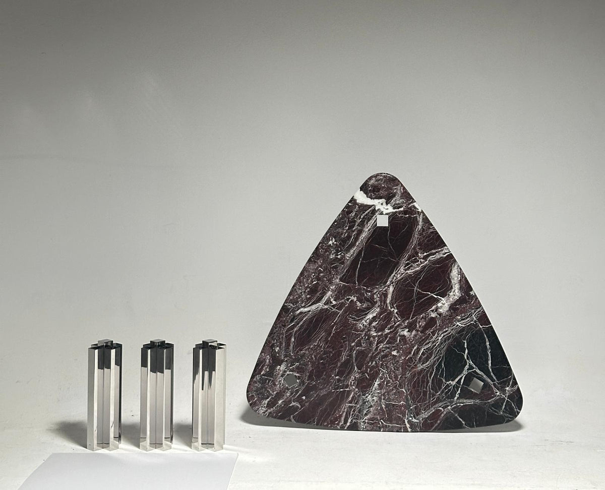 Tripodal table — side angle