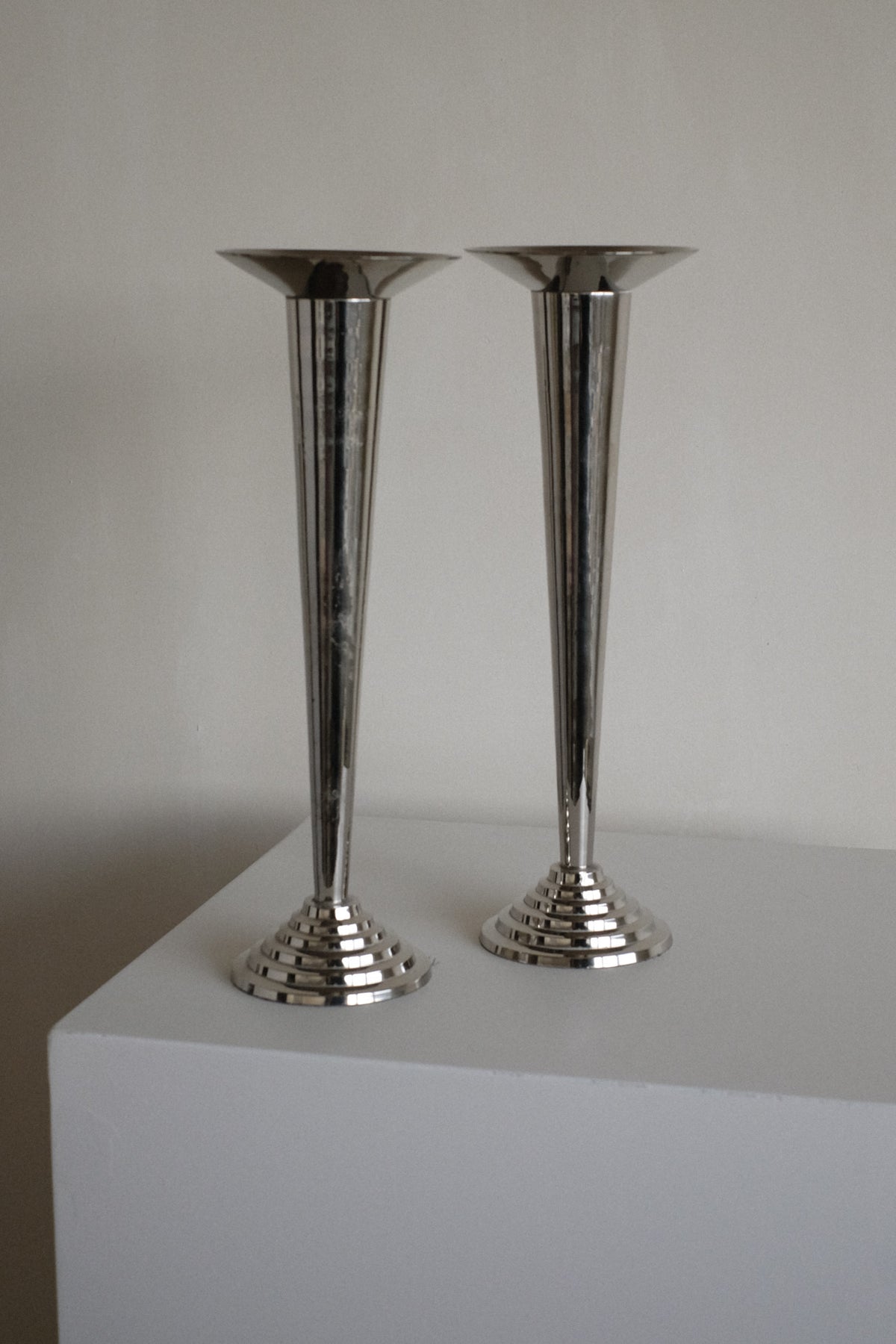 Art Deco Candle Holders — detail view