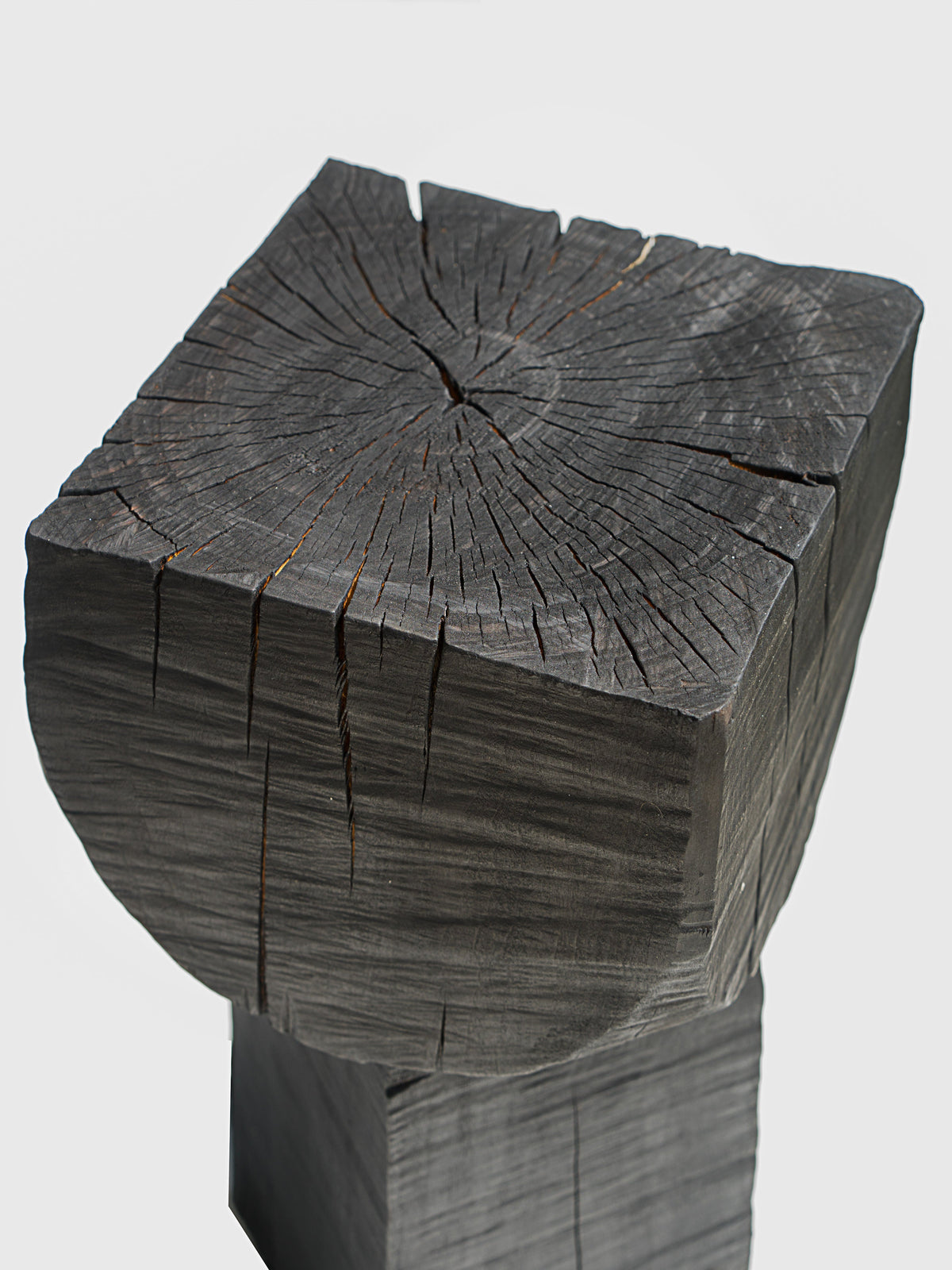 Burnt Black Coffee Tables/Stools — view 10