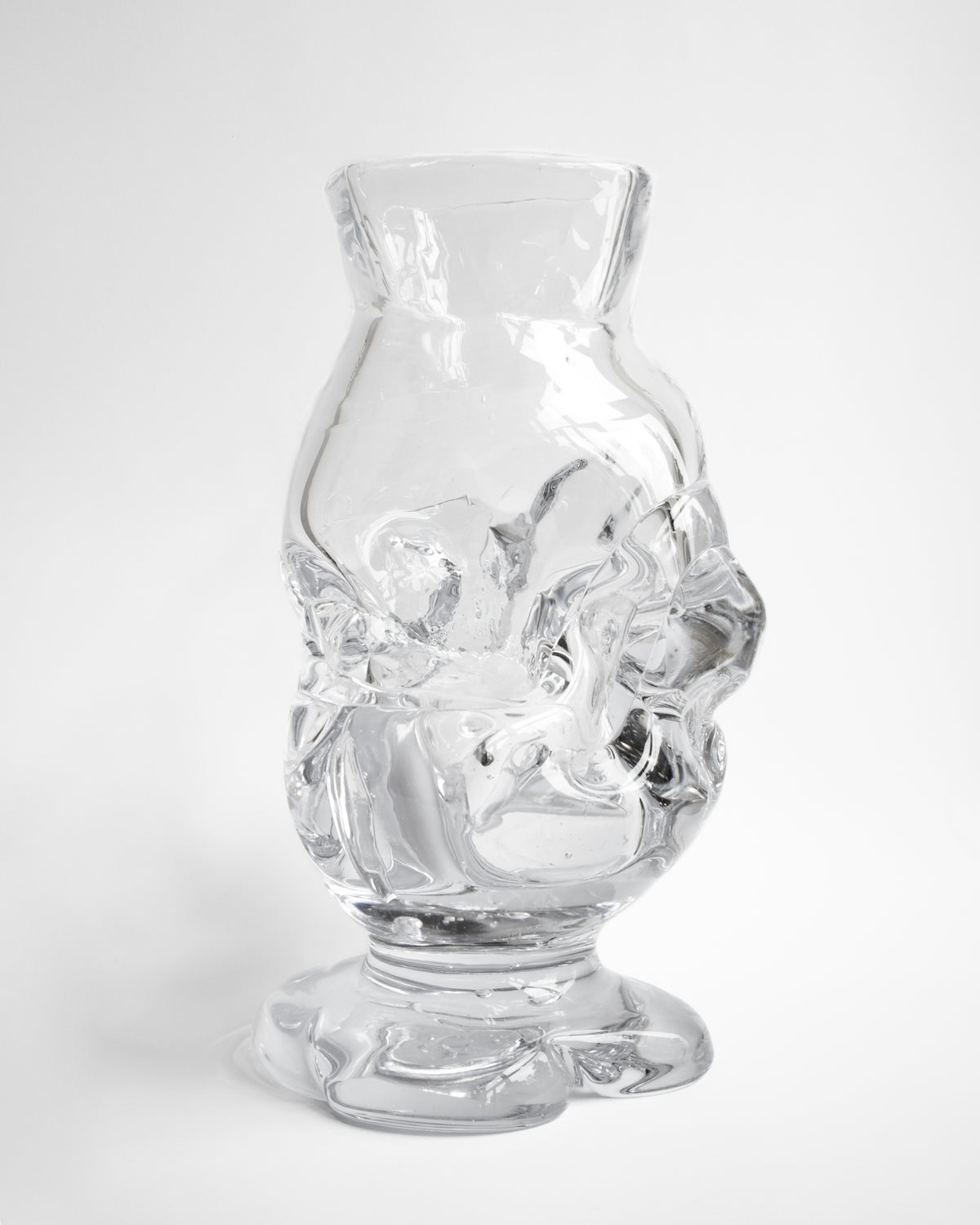 Organically Shaped Hand-blown Vase No. 3 — detail view