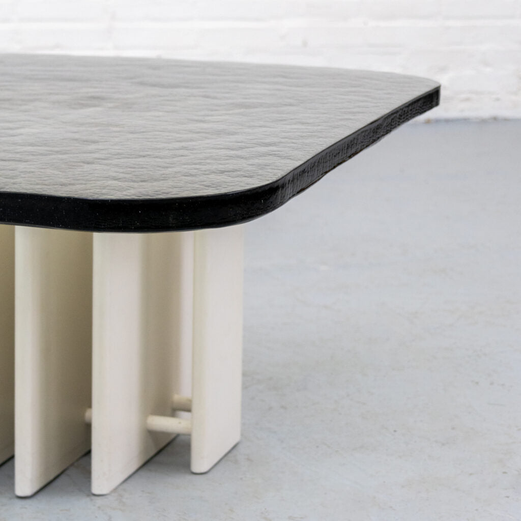Heinz Lilienthal Glass Coffee Table — close-up