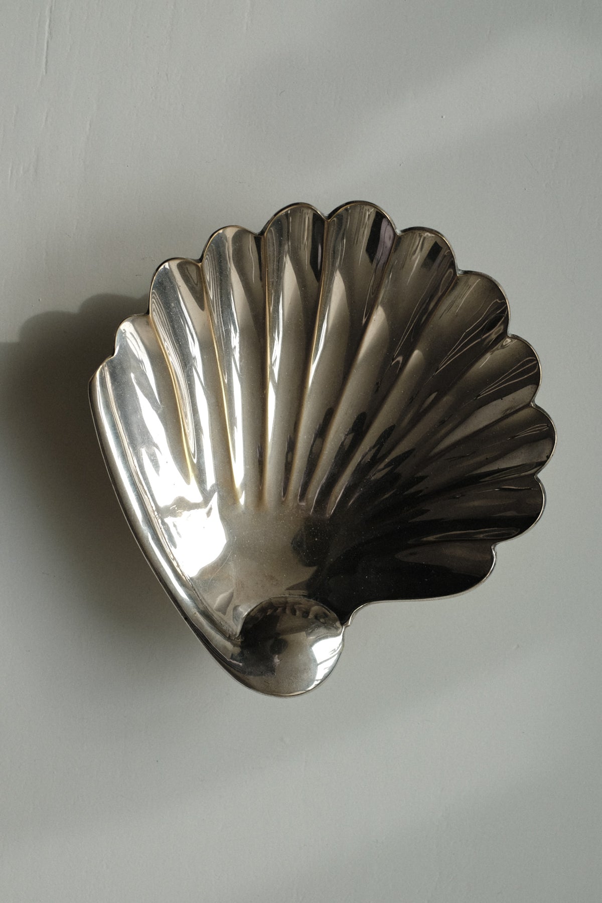 Shell Shaped Vide-Poches by septembre studios | The Oblist — polished metal finish