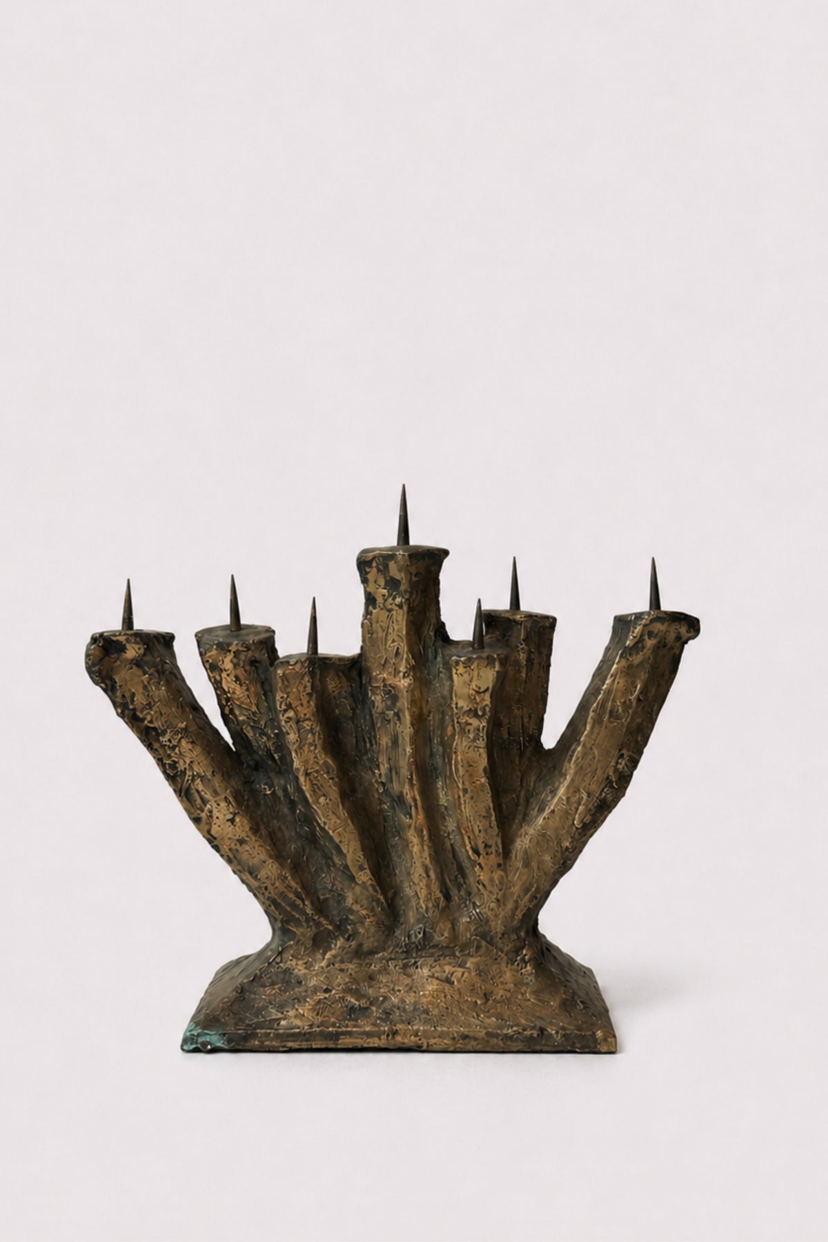 One-of-a-kind Brutalist Multi-Arm Candelabra by of matter | The Oblist