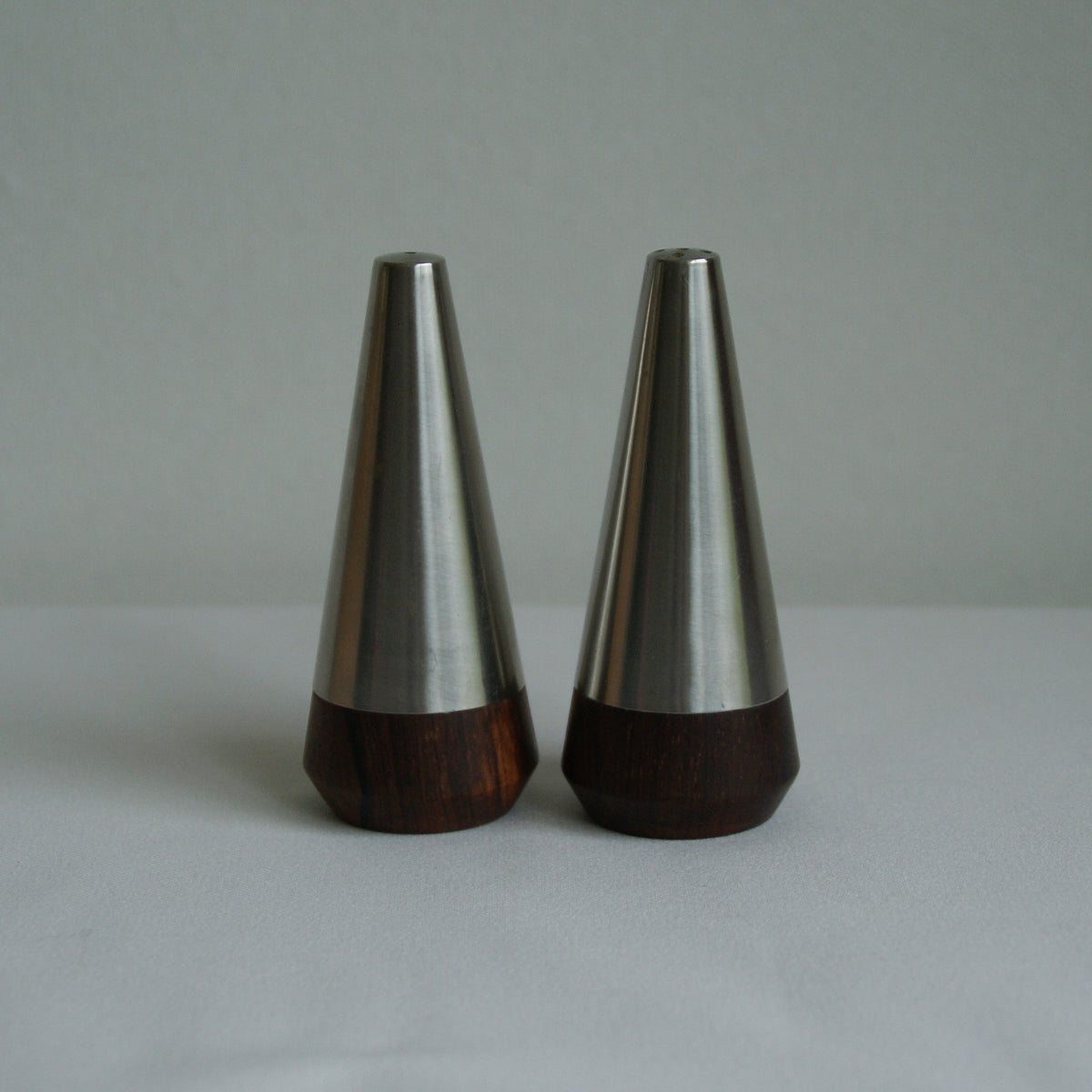 Mid-century Pepper & Salt Shaker — side angle