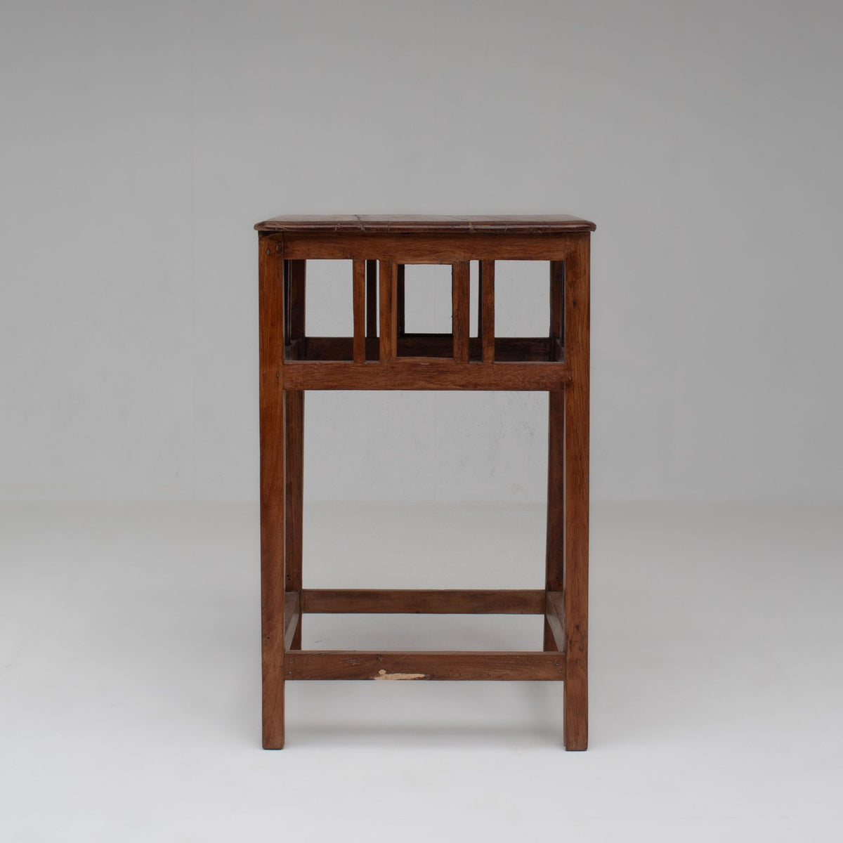 Solid Wood Side Table — detail view