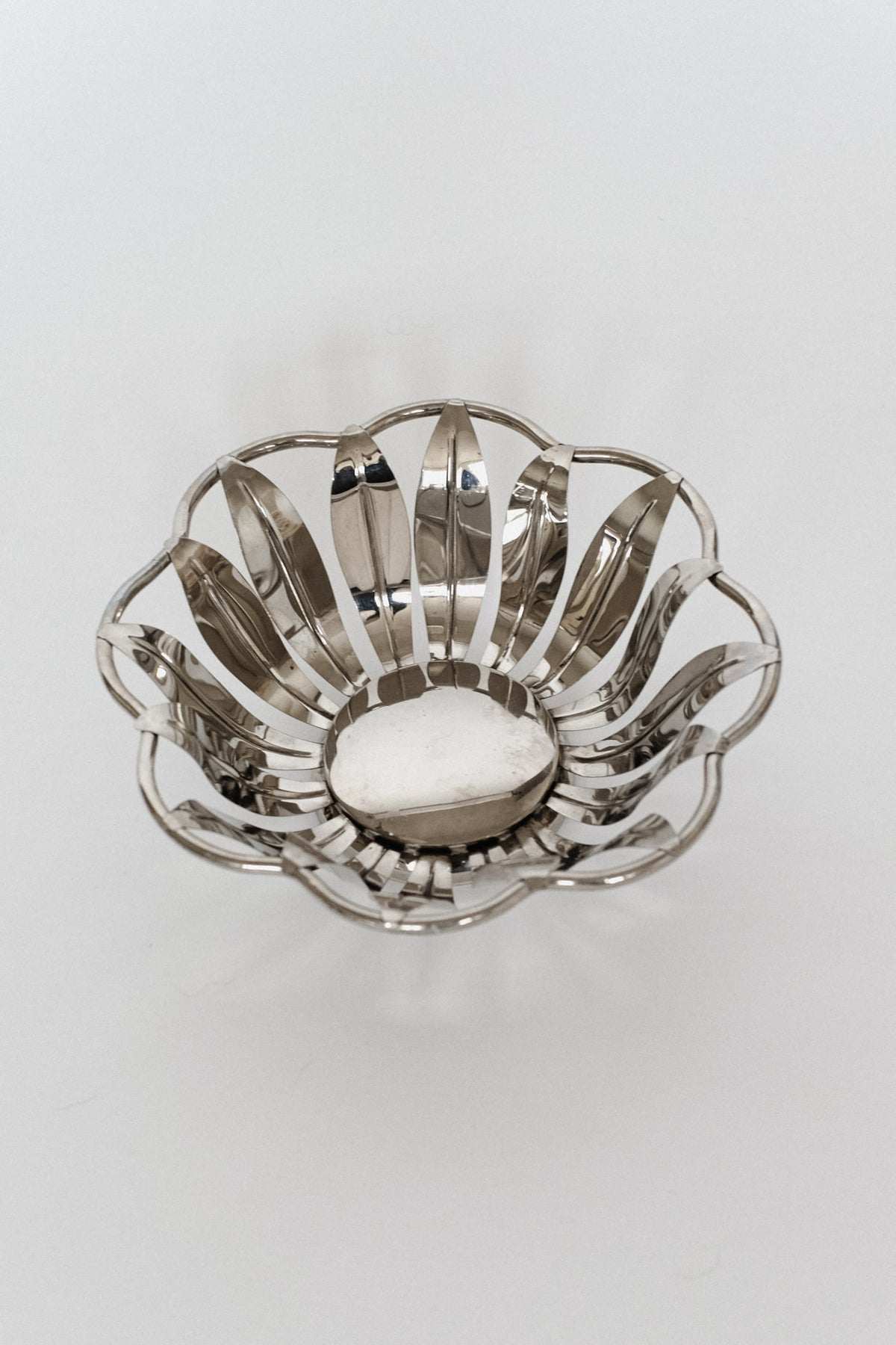 Silver-Plated Bread Basket — in context