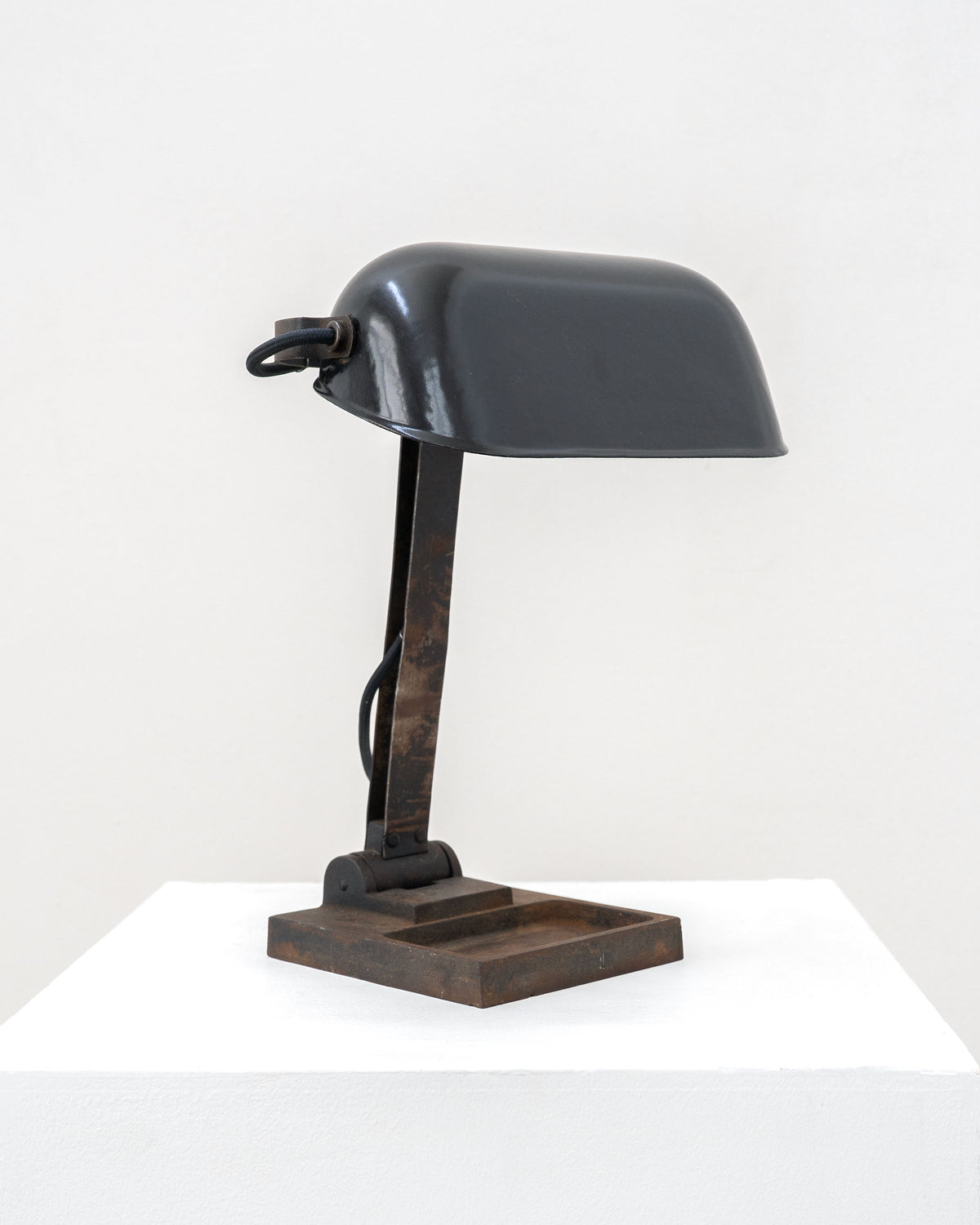 Cast Iron Bankers Table Lamp, c.1930 by Tom Bogle | The Oblist