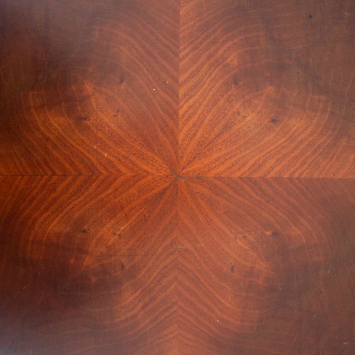 Michel Briard Hexagonal Pedestal Table in Mahogany — alternate view