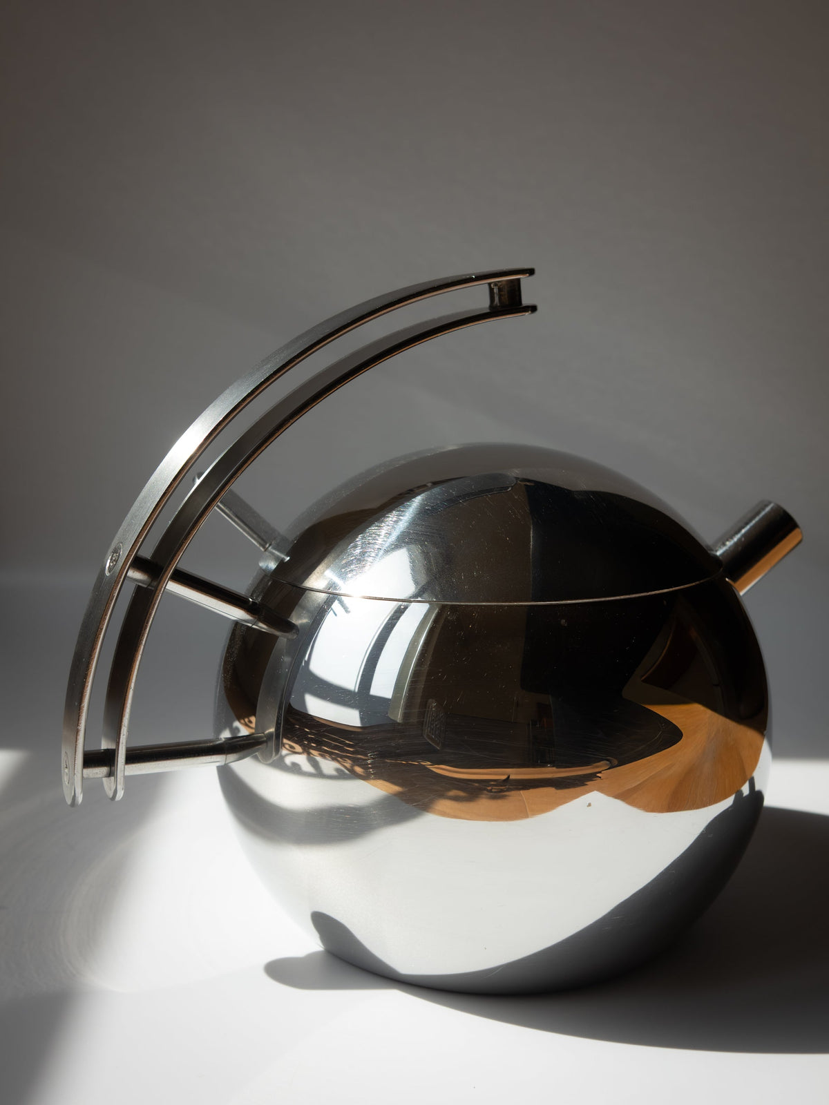 Stella Collection "Galaxy" Teapot by Marina Sgarbi - Italy, c. 1980s — detail view