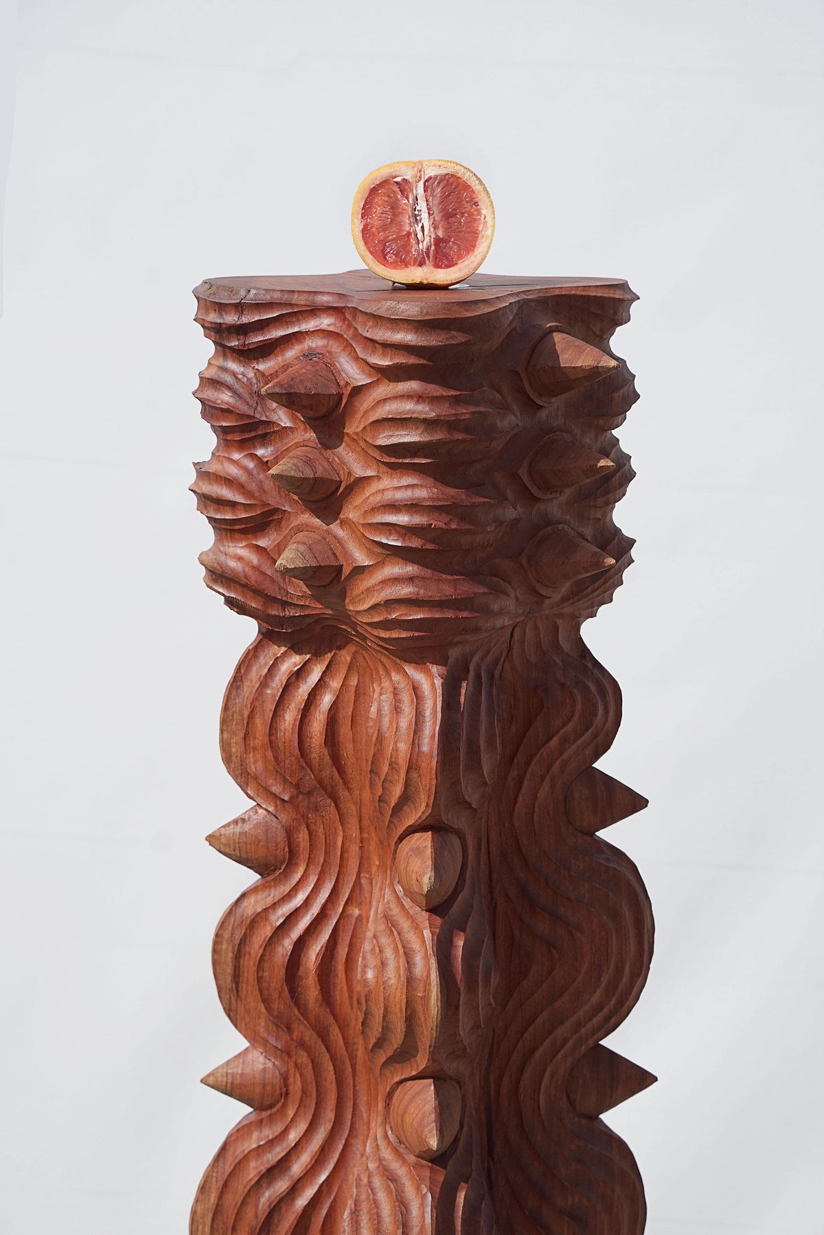Wooden Console — side angle