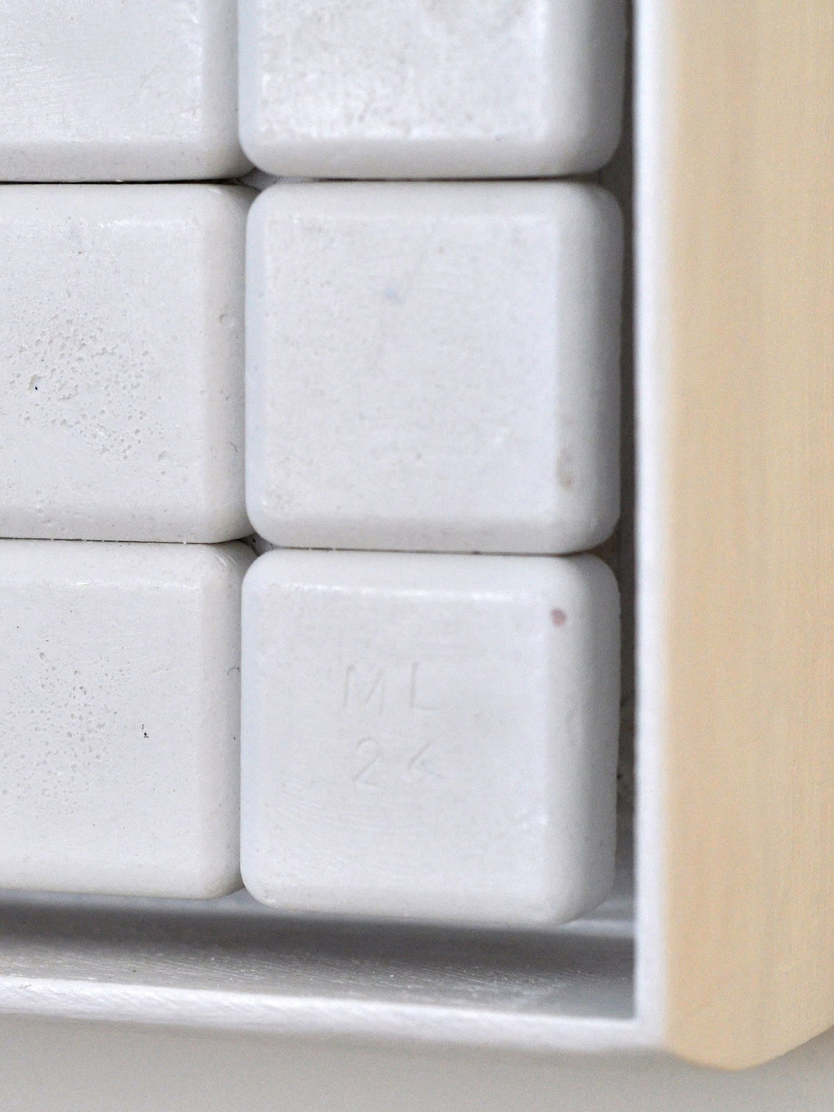 White Cubes No. 6 – Minimalist Wall Sculpture Relief — alternate view