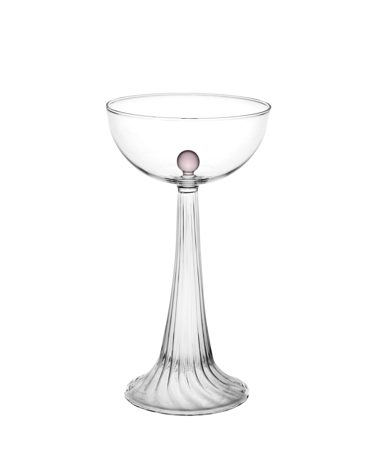 Nereida — Coupe Glass — close-up of textured glass surface