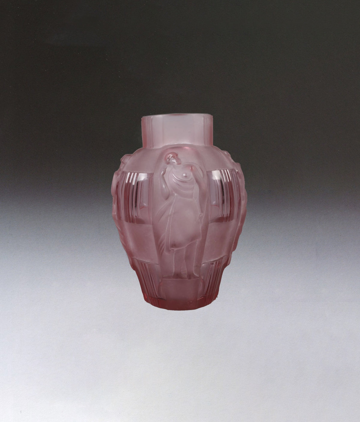 Art deco vase by Artur Pleva — detail view