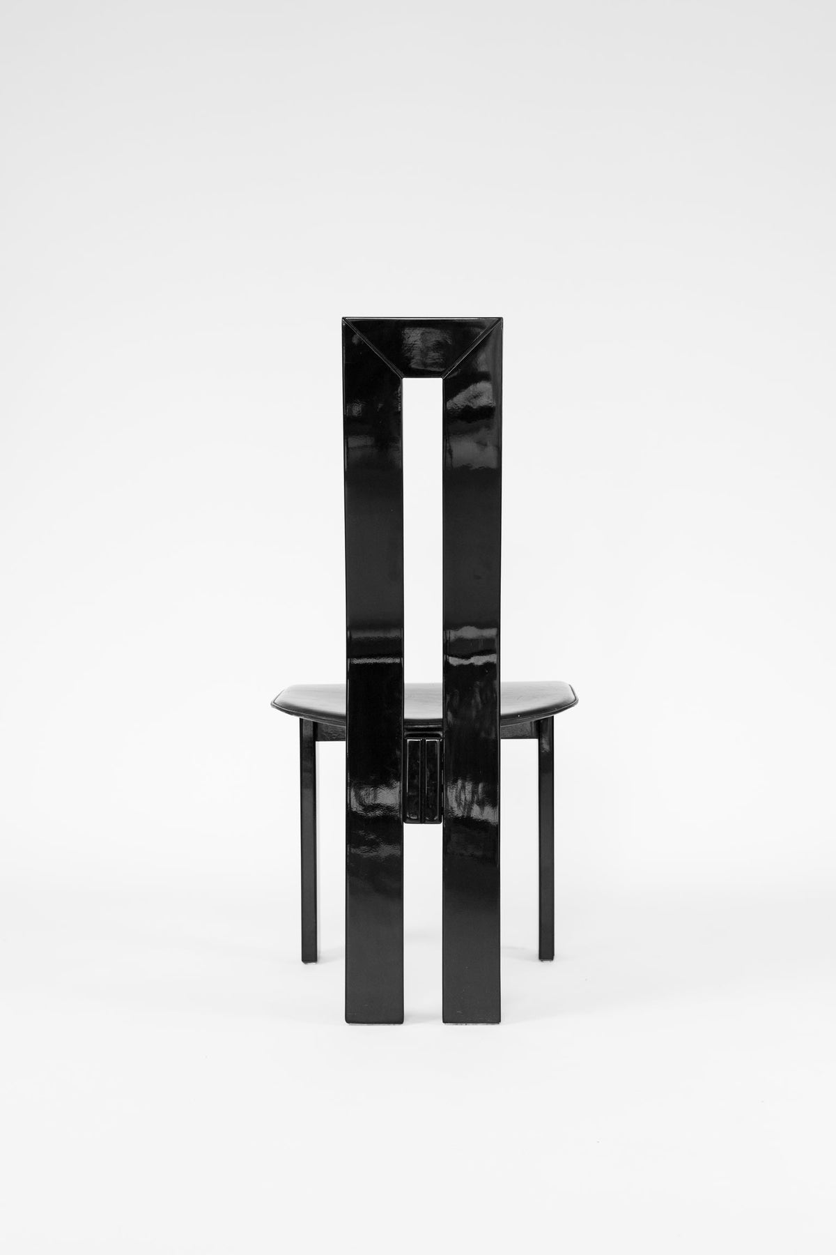 Set of 4 Postmodern Chairs by Pietro Constantini - Italy 1980s — detail view
