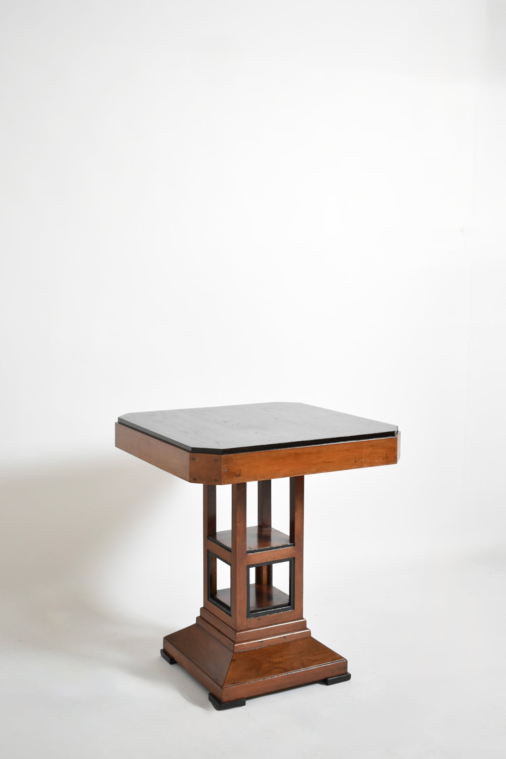 Amsterdam School Pedestal Table, 1920s by Barracuda Interiors | The Oblist