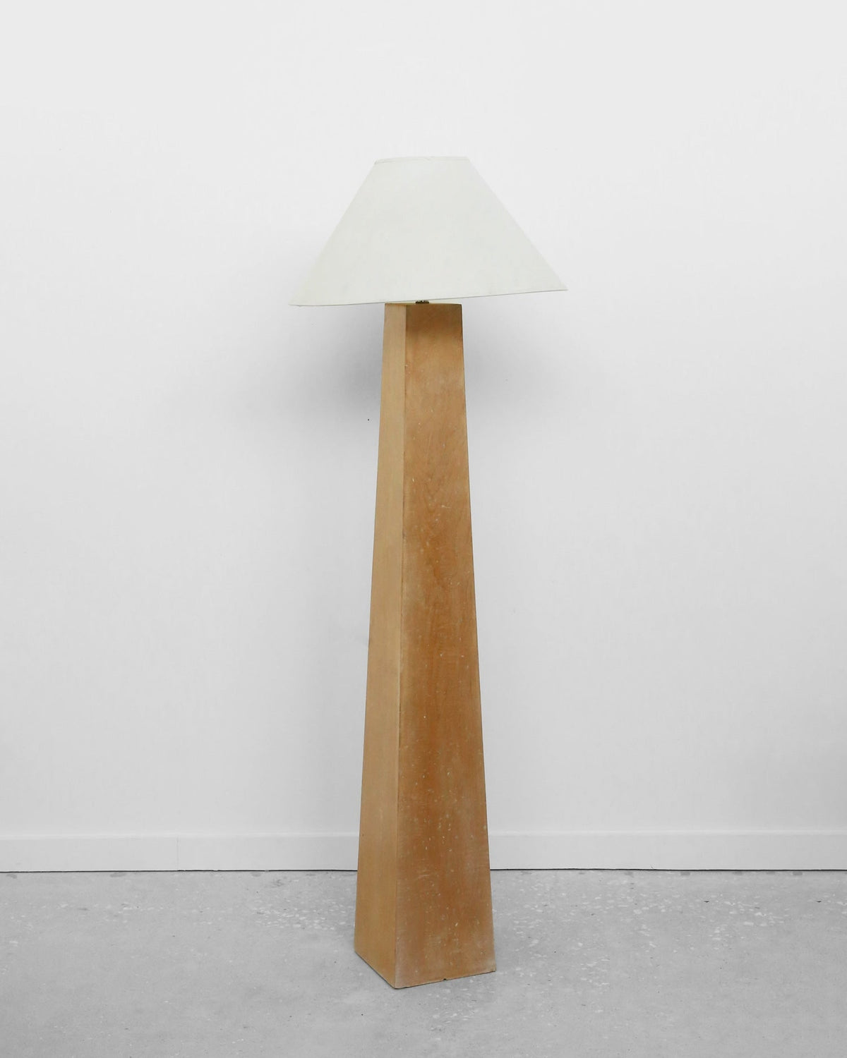 Architectural Wood Floor Lamp by Villa | The Oblist