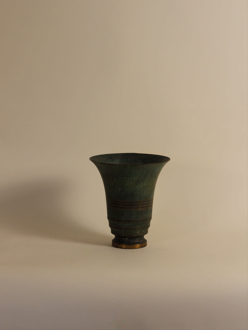 Verdigris Bronze Vase by Mansión Luna | The Oblist